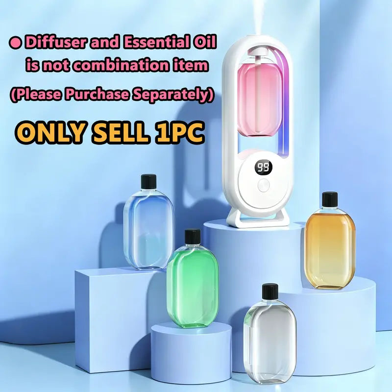 Automatic Wall-Mounted Fragrance Diffuser with Smart LED Display