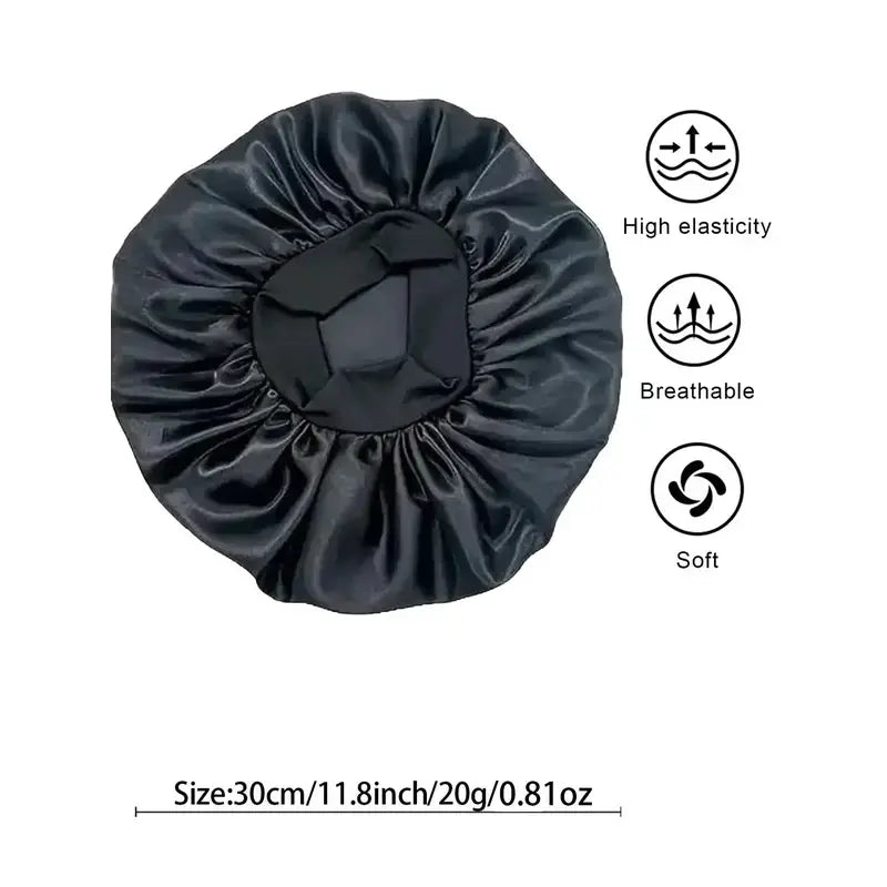 Wake Up to Frizz-Free Hair Every Single Morning with Premium Satin Bonnet