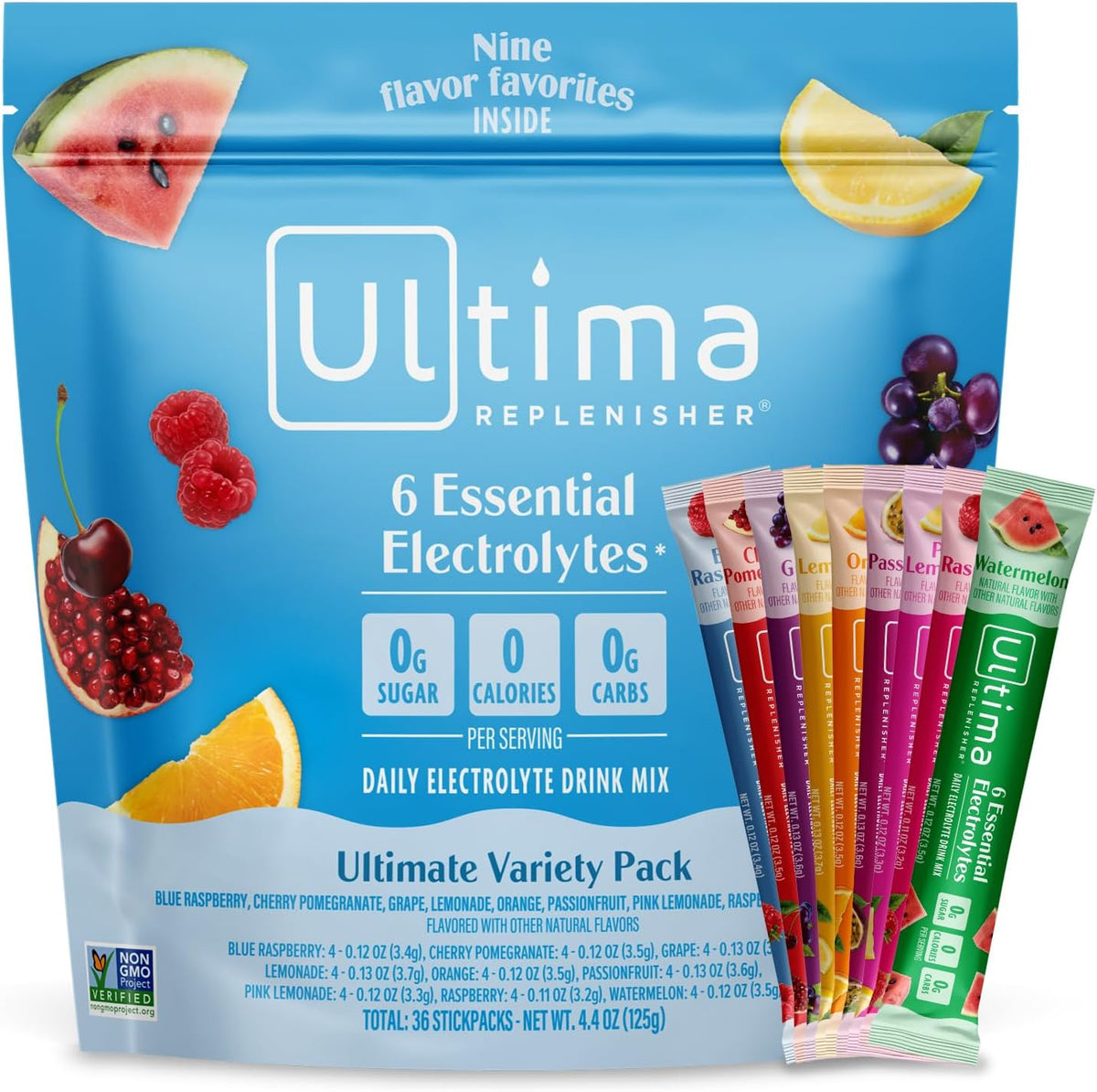 Pure Hydration, Zero Guilt: Ultima Replenisher Daily Electrolytes