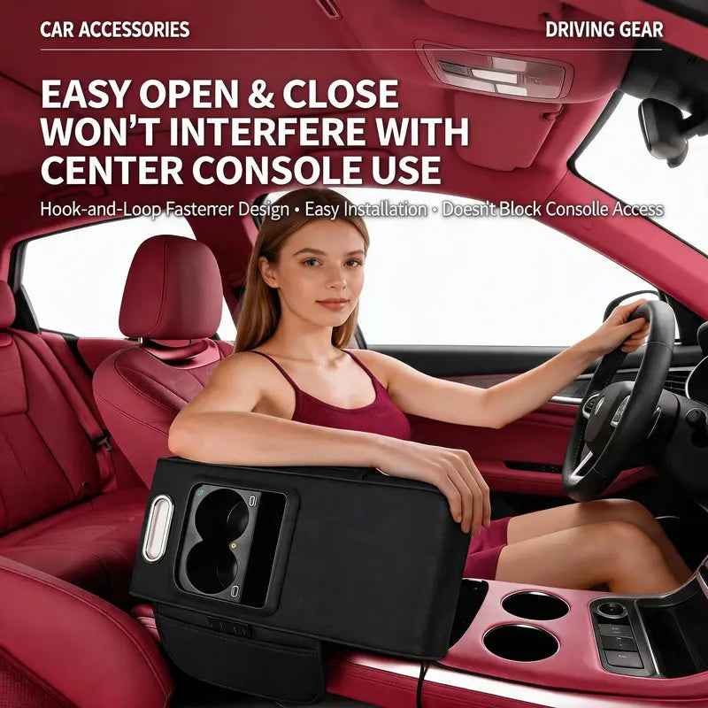 Transform Your Drive with the 4-in-1 Multi-Functional Car Armrest Organizer