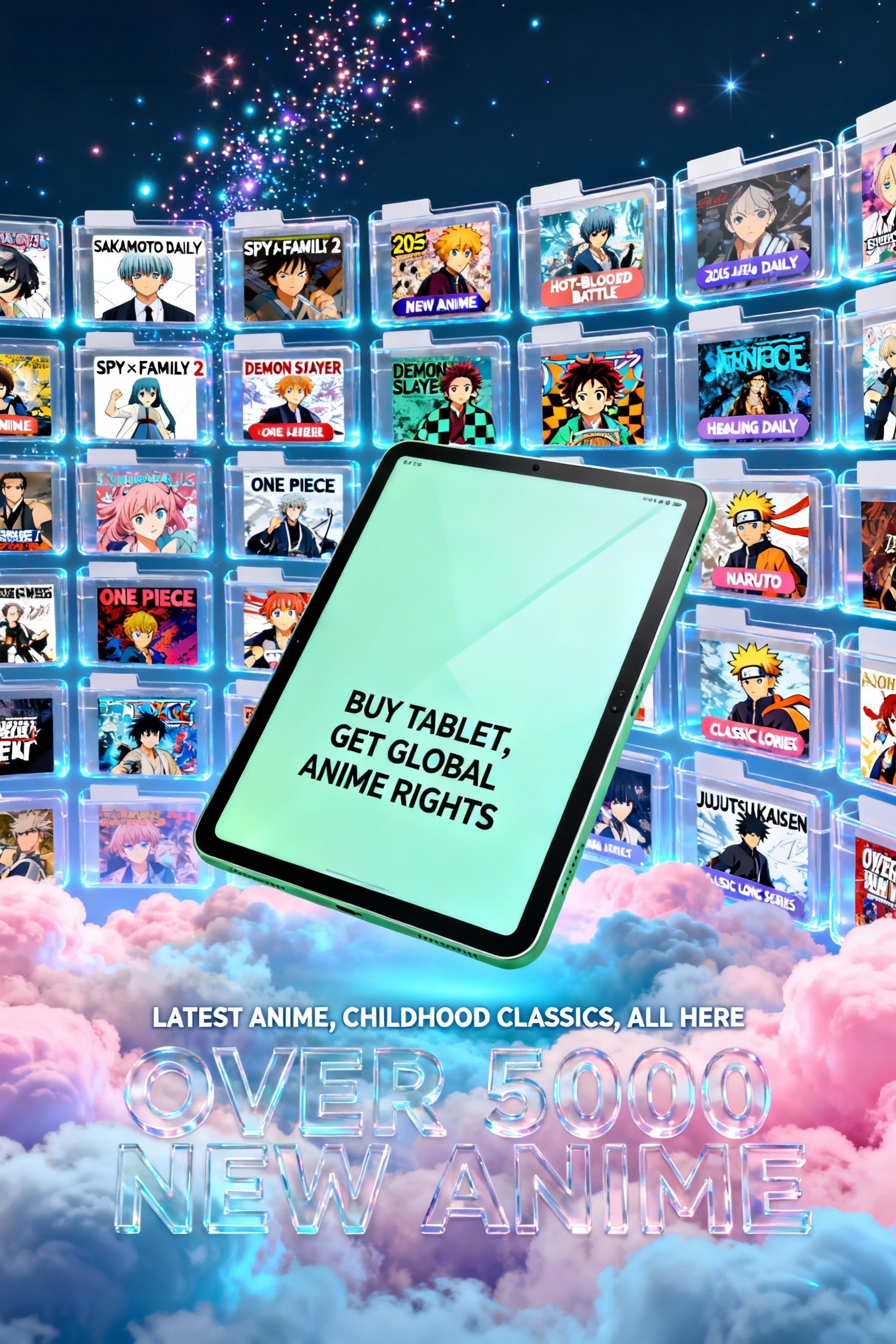 Welfare Package, Tablet + Movie, TV Series And Animation Resource Sharing.Google Cloud, Amazon Cloud