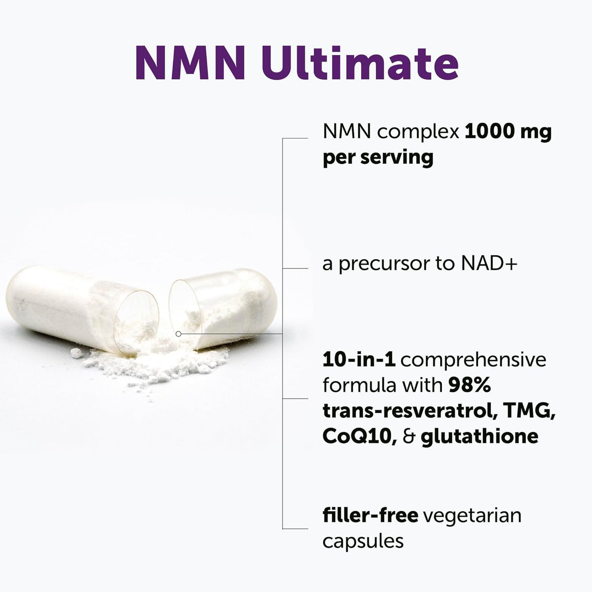 🎁Buy 1 Get 1 Free - Ultimate NMN 1,000mg Longevity & Cellular Energy Supplement