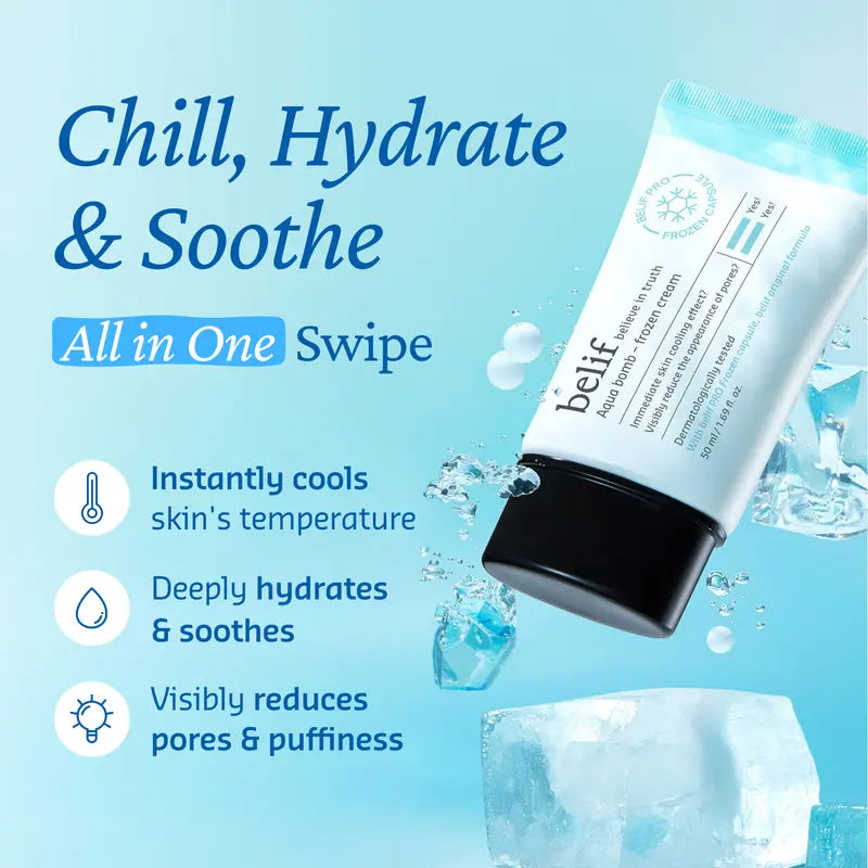 Aqua Bomb Frozen Gel Cream with Panthenol & Niacinamide