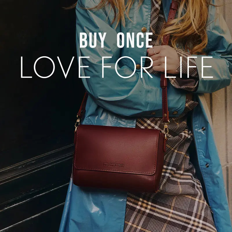 Convertible Leather Metro Crossbody Bag & Flap Clutch
