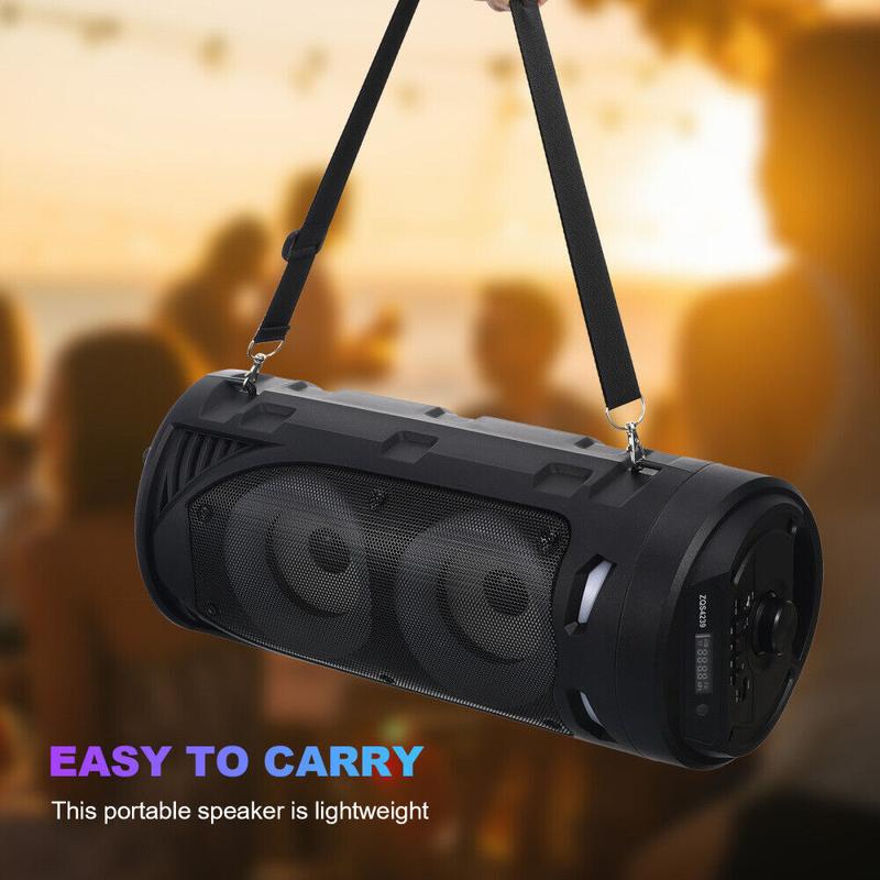 Ultra-Volume Bluetooth Party Speaker with Powerful Subwoofer & RGB Lights