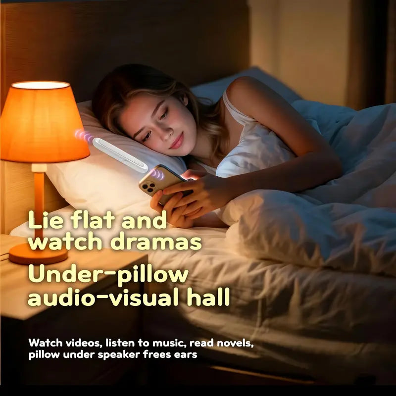 Bone Conduction Under-Pillow Sleep Speaker for Side Sleepers