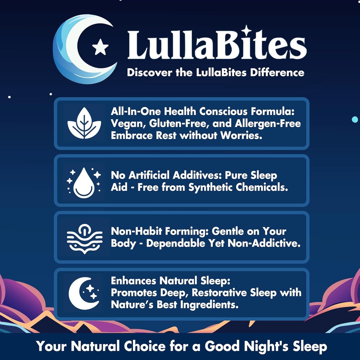 LullaBites™ | Your Nightly Ritual for Better Dreams & Stress-Free Sleep