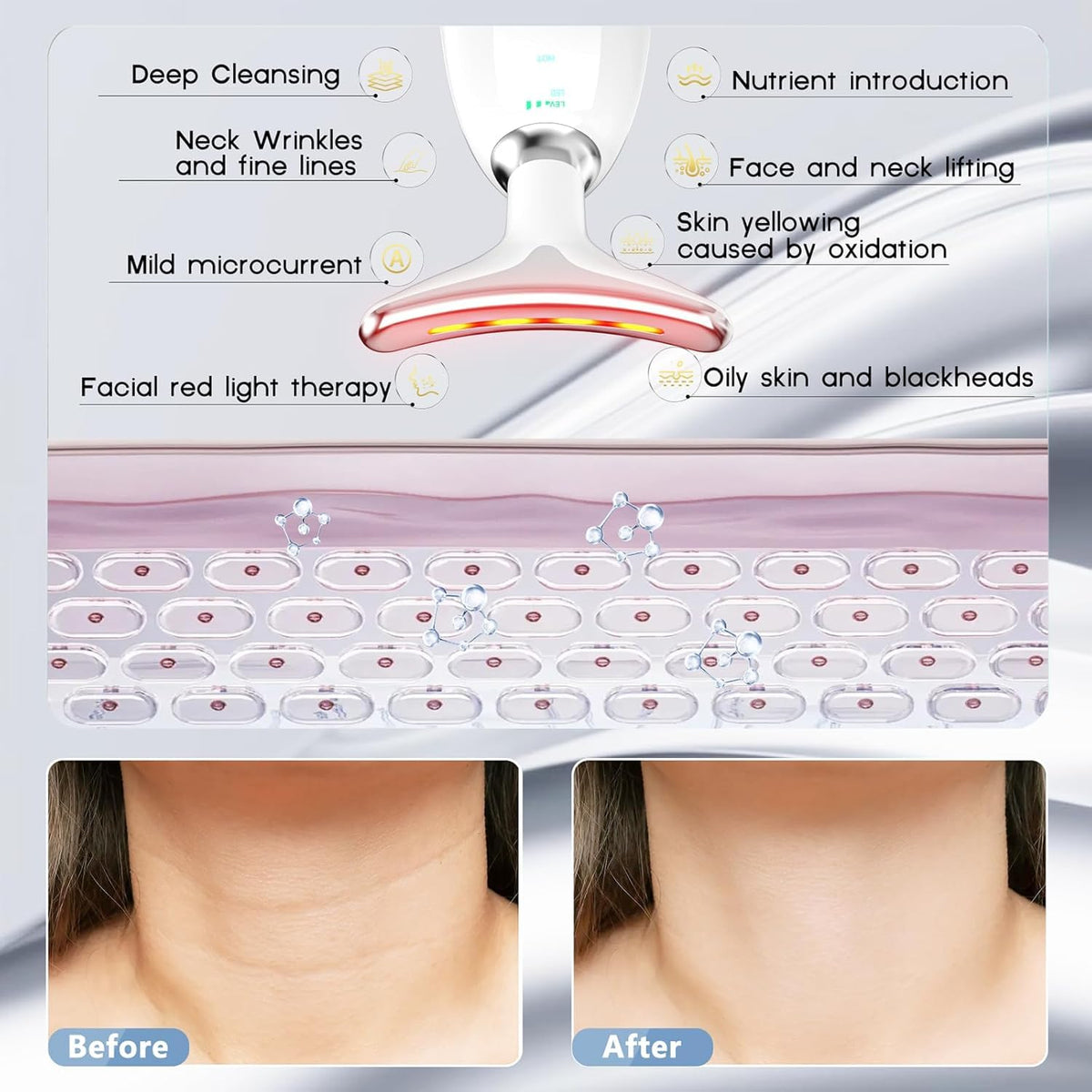 7-in-1 LED Photon Beauty Device: Sculpt, Lift & Rejuvenate Your Skin