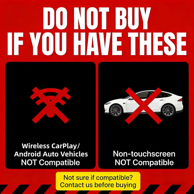 Upgrade Your Drive: Plug & Play Wireless CarPlay, Android Auto & HD Video Streaming