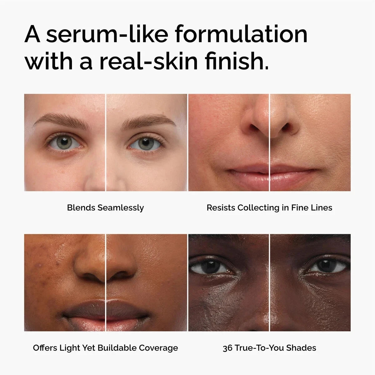Serum-Infused Lightweight Foundation for Flawless Natural Daily Coverage