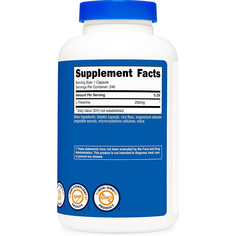 Master Your Calm: Nutricost Pure L-Theanine 200mg
