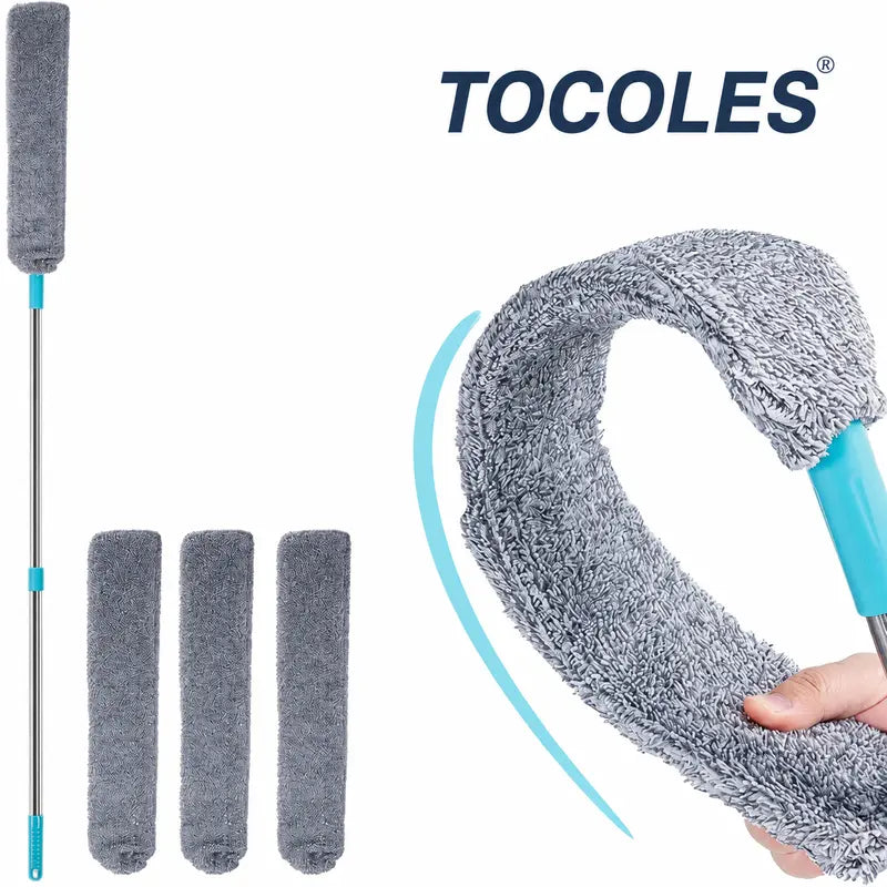 Ultra-Flexible Retractable Gap Duster for Tight Spaces