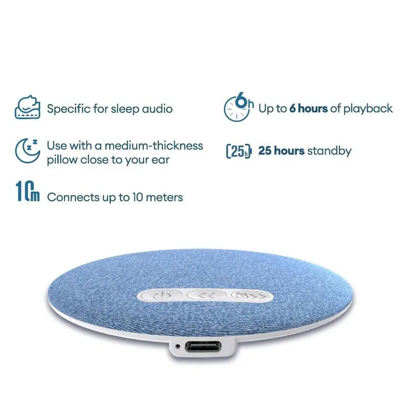 Ultra-Thin Headphone-Free Pillow Speaker for Deep Sleep