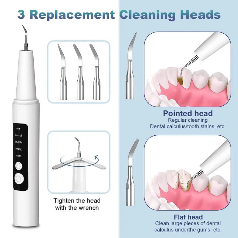 Electric Scaler/Oral Plaque/Tartar Remover with Effective Remove Plaque Tartar