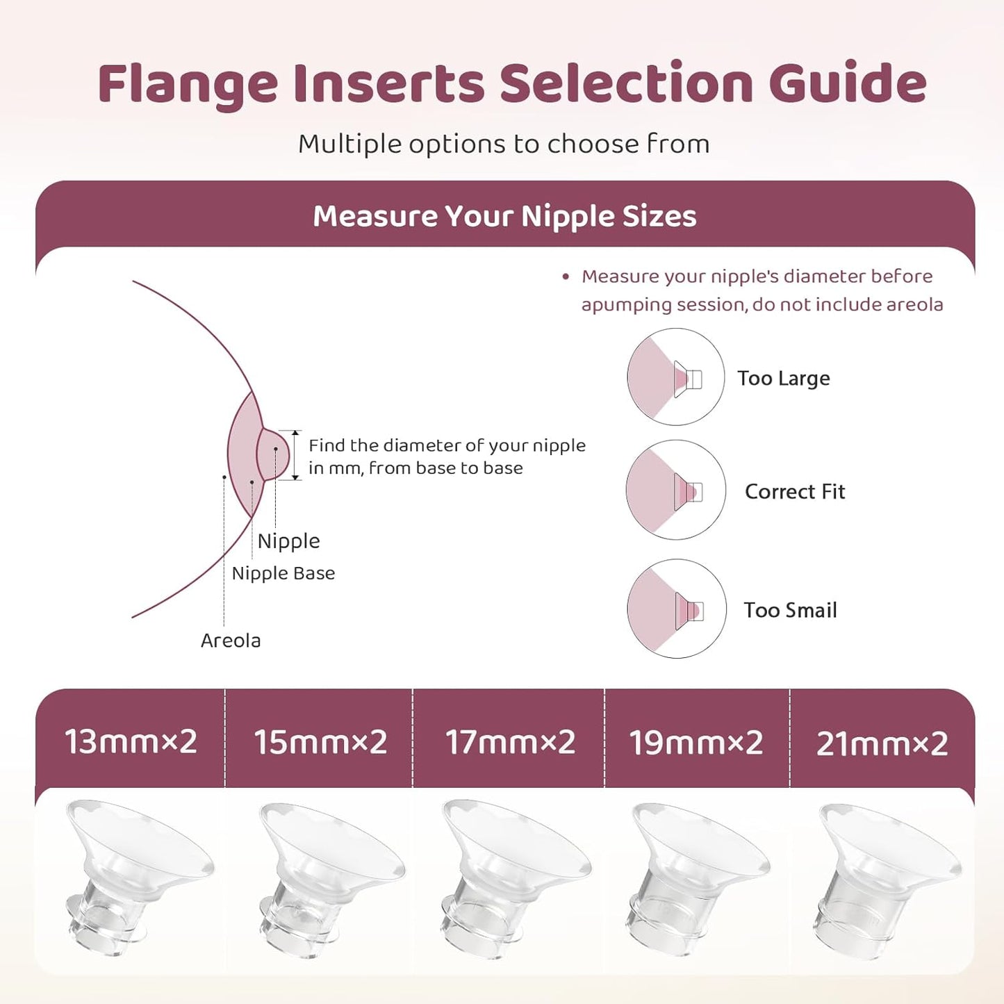 Painless Pumping. Perfect Fit Every Time.