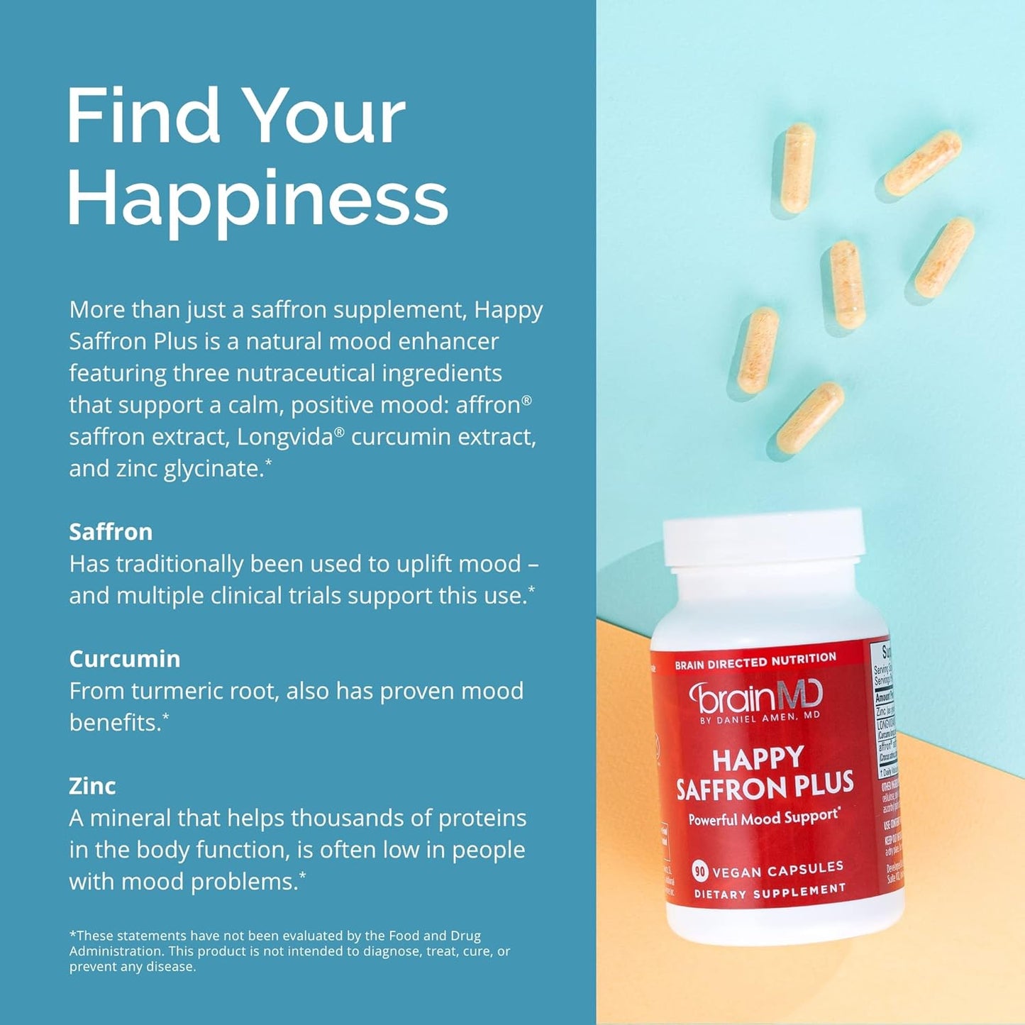 Brighten Your World: Happy Saffron Plus by BrainMD