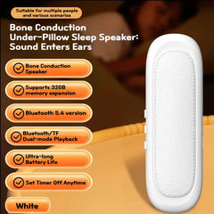 Bone Conduction Under-Pillow Sleep Speaker for Side Sleepers
