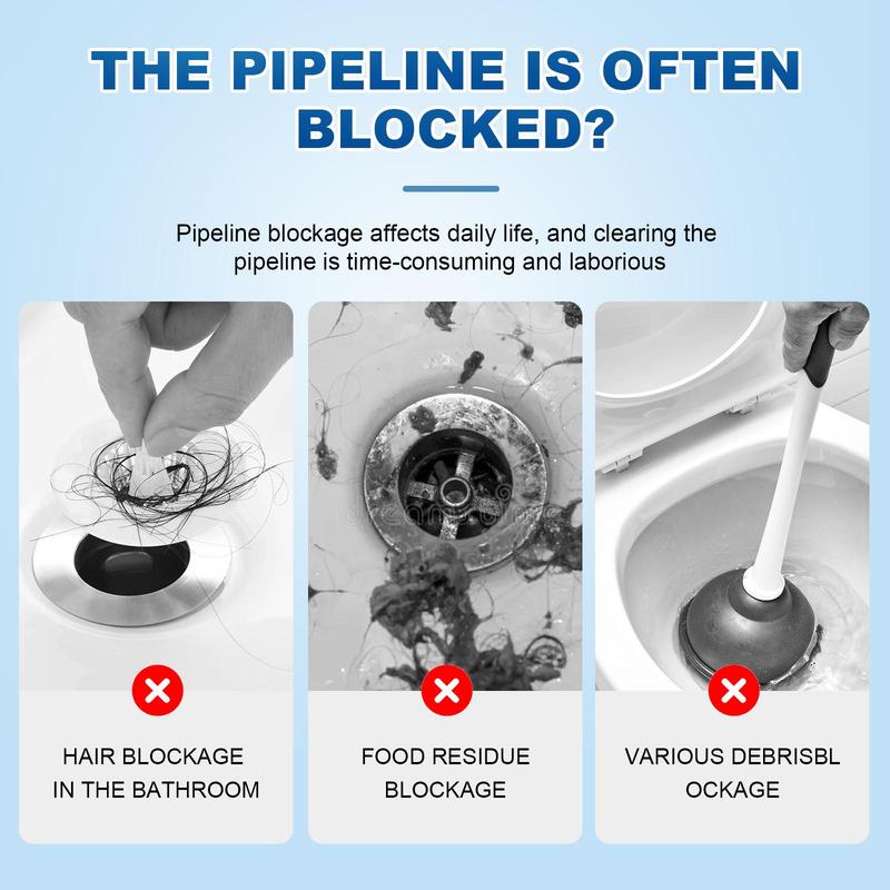 Heavy Duty Drain Cleaner & Fast Pipe Unblocker Gel