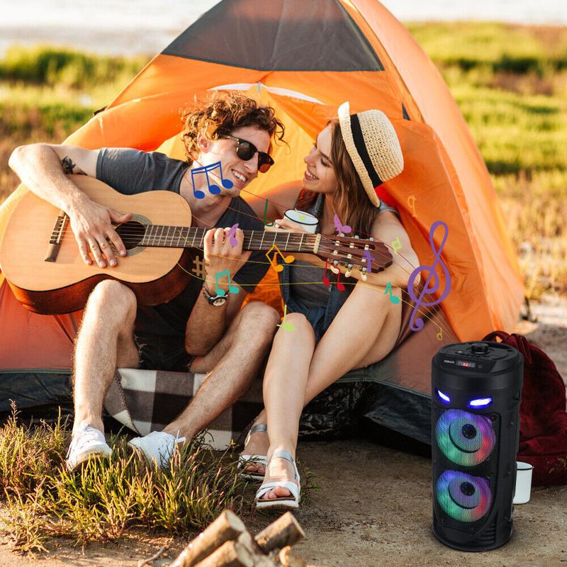 Ultra-Volume Bluetooth Party Speaker with Powerful Subwoofer & RGB Lights