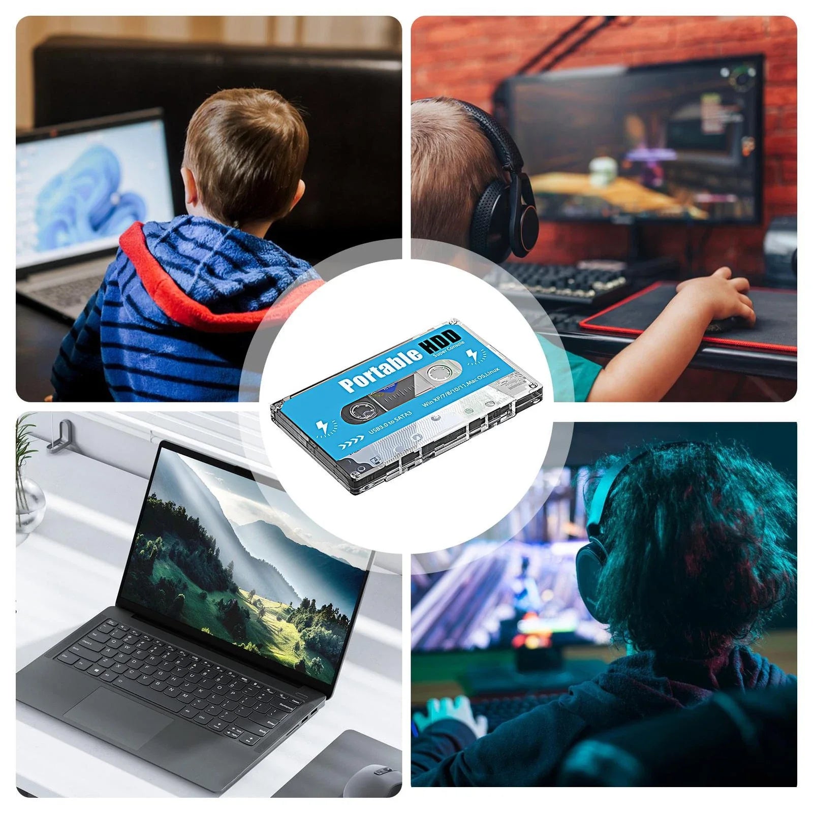 Pocket Super Console Ultimate Retro Disk Gaming Console Cassette