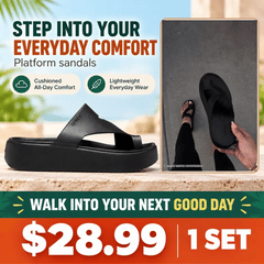 【Limited Time Buy 3 Get 1 Free】 Women’s Platform Sandals with Lightweight Comfort & Summer Style