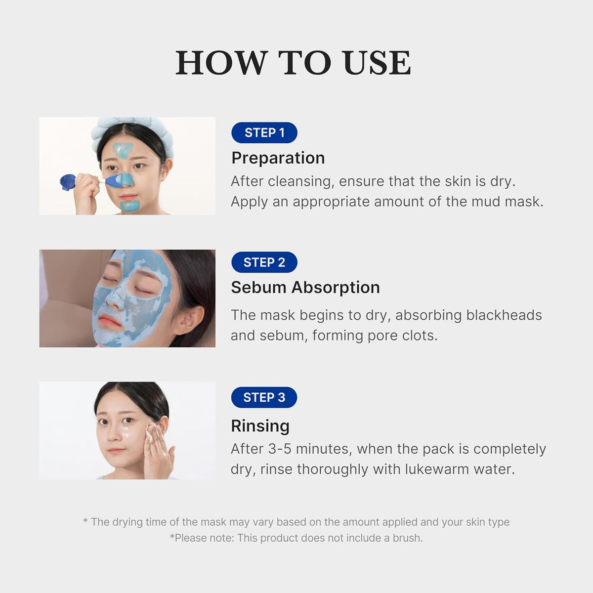 3-Minute Pore Purifying & Blackhead Clearing Mud Mask