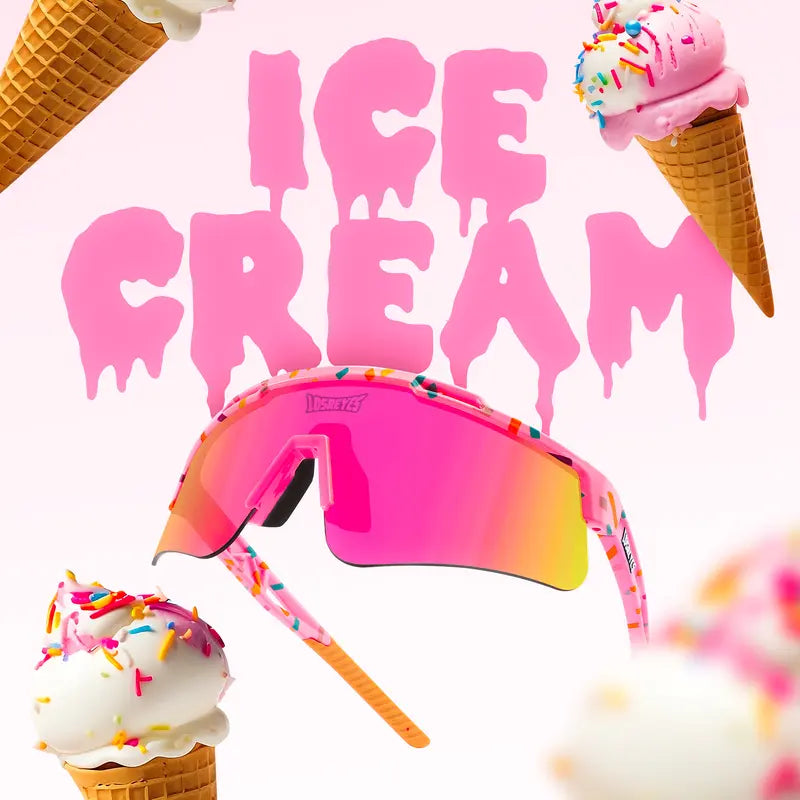 CREAM-PINK kids sports sunglasses