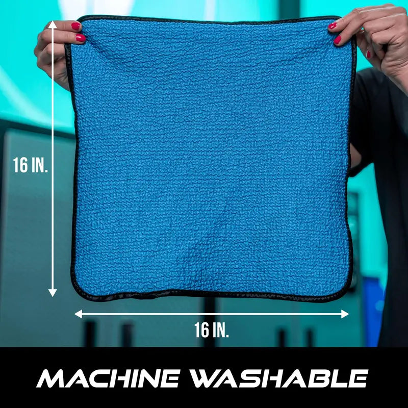 16 by 16 inch machine-washable cloth
