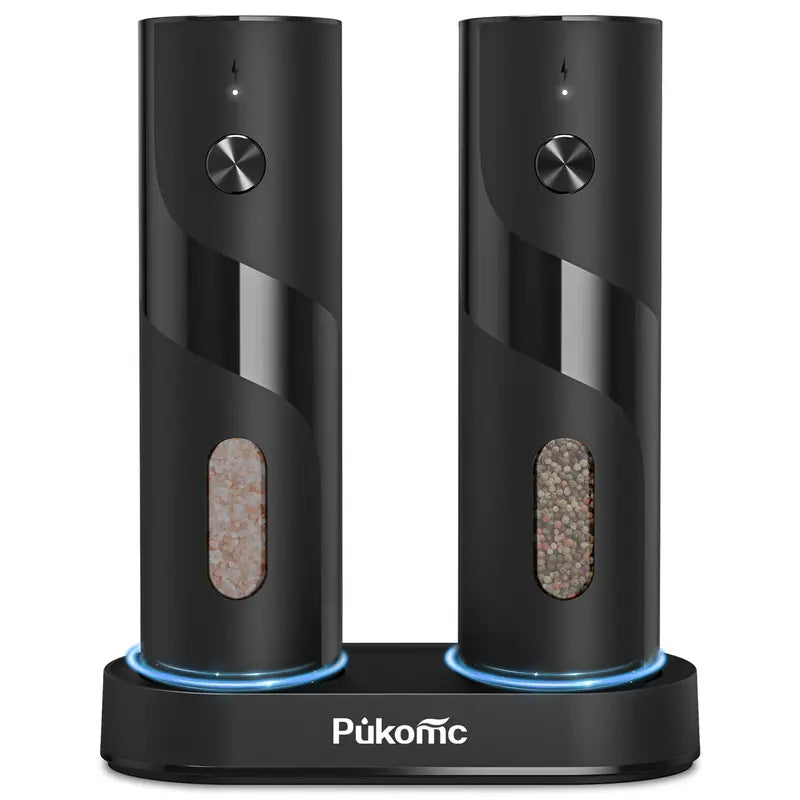 Black rechargeable grinder set