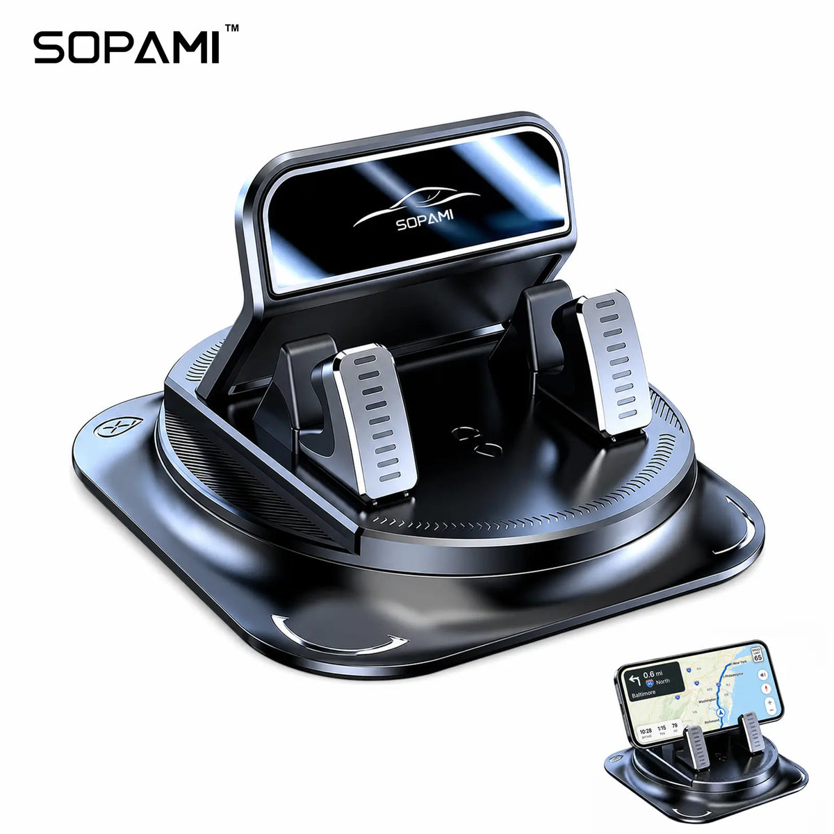 360° Rotating Dashboard Car Phone Mount Holder