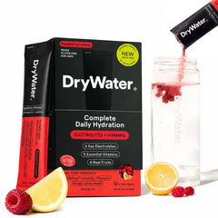 DryWater 12ct Daily Hydration Powder Packets | Buy 1 Get 1 Free