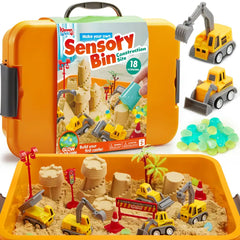 Klever Kits Construction Sensory Bin for Toddlers