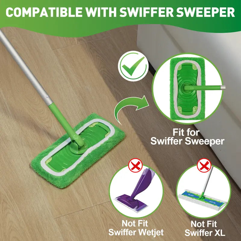 Reusable Microfiber Mop Pads For Swiffer Sweeper | Buy 1 Get 1 Free
