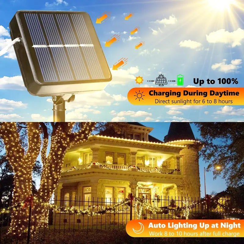 Flacchi 1-Pack Solar Outdoor String Lights | Buy 1 Get 1 Free