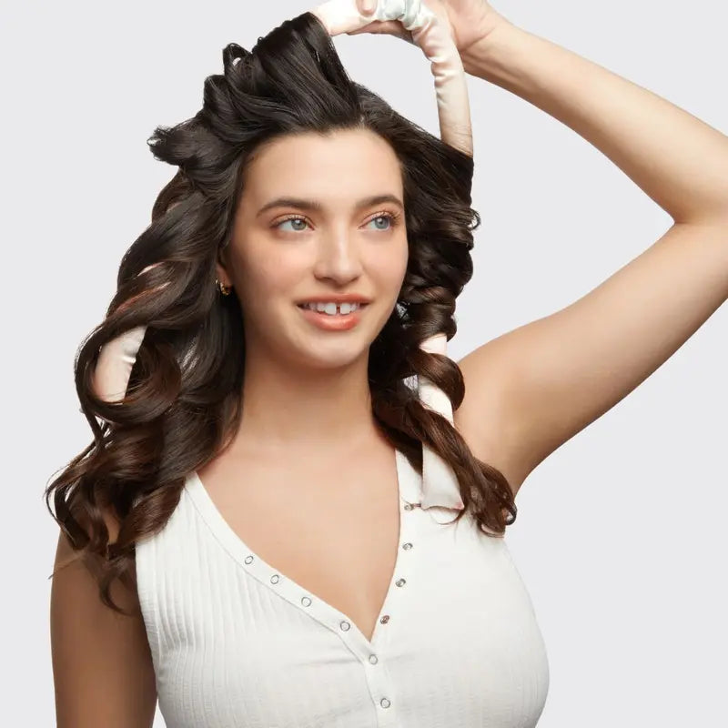 Kitsch Satin Heatless Curling Set - Heatless Hair Curler To Sleep In | Buy 1 Get 1 Free