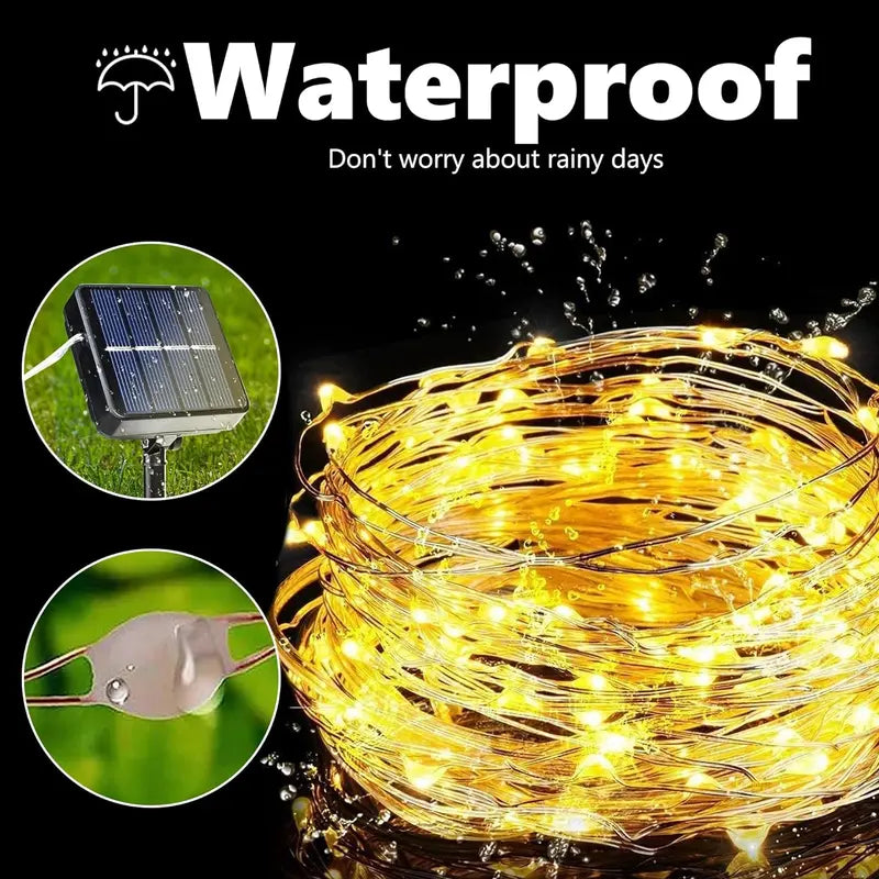 Flacchi 1-Pack Solar Outdoor String Lights | Buy 1 Get 1 Free