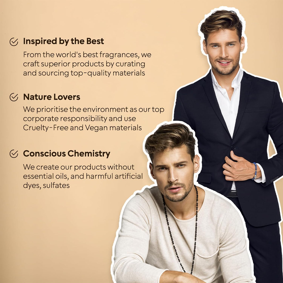 Executive Luxury Long-Lasting Men's Eau De Parfum Cologne Duo Spray Set