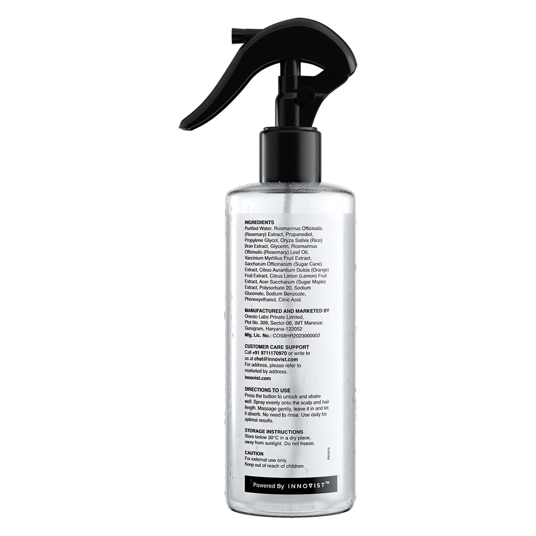 Rosemary & Rice Water Hair Growth Spray For Fuller Thicker Hair