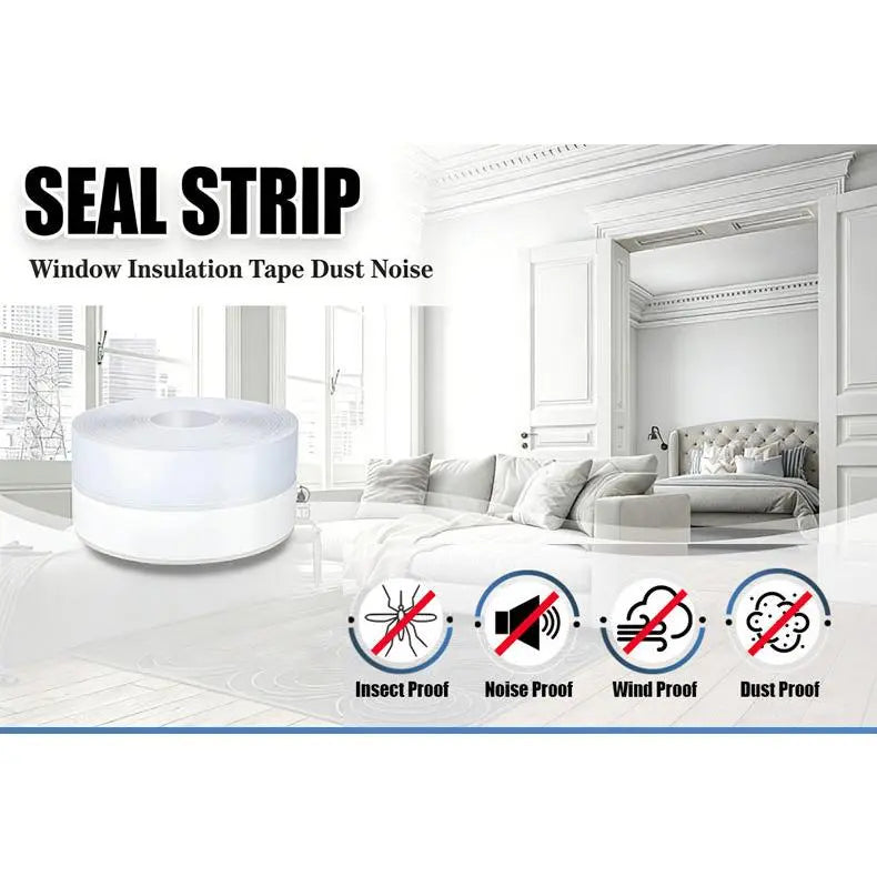 Transparent Self-Adhesive Silicone Weather Stripping Door Bottom & Window Seal Strip | Buy 1 Get 1 Free