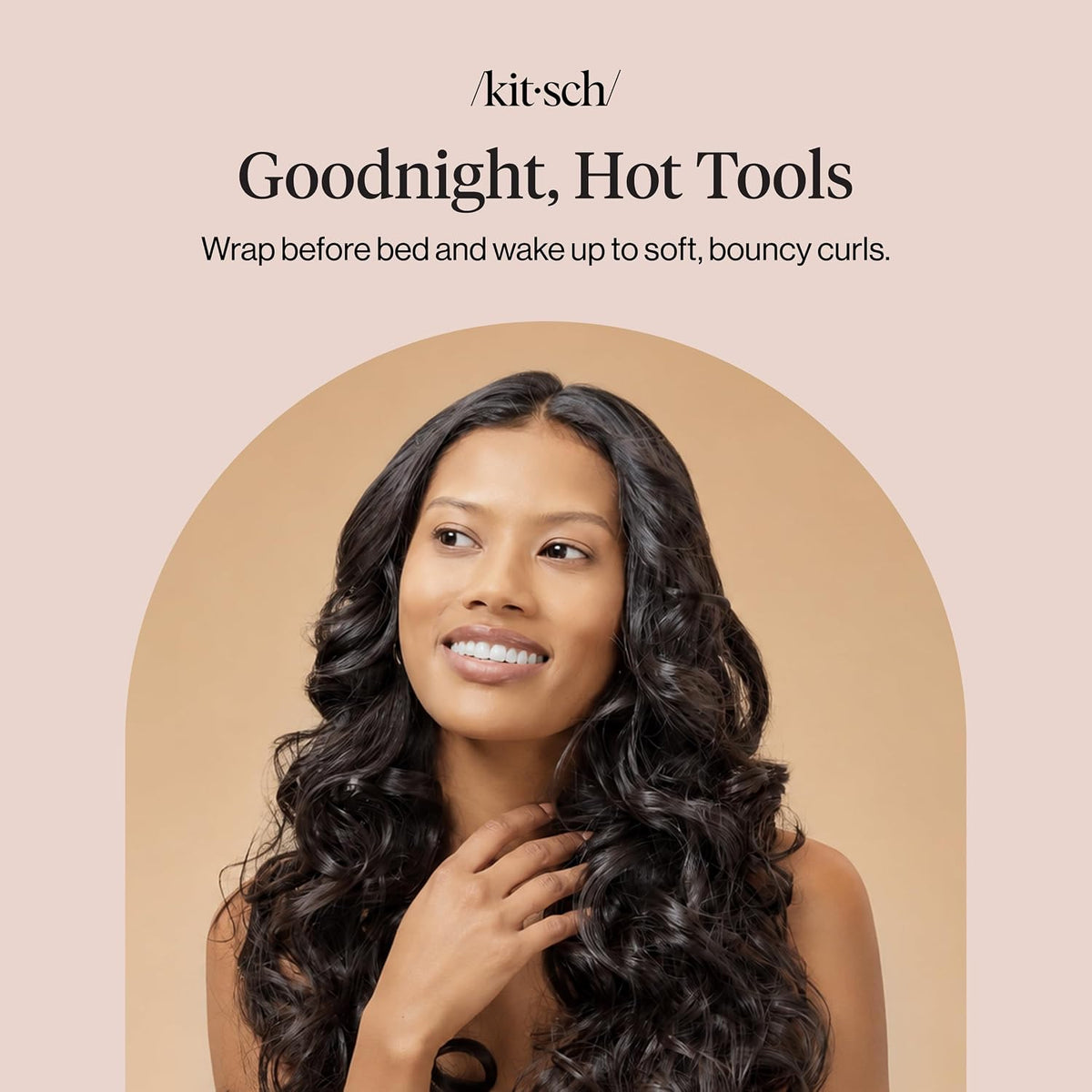 Kitsch Satin Heatless Curling Set - Heatless Hair Curler To Sleep In | Buy 1 Get 1 Free