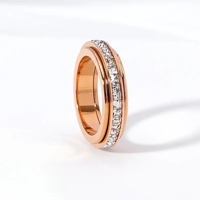 Sparkling Spinner Ring - Instant Anxiety Relief & Fidget Ring | Buy 1 Get 1 Free