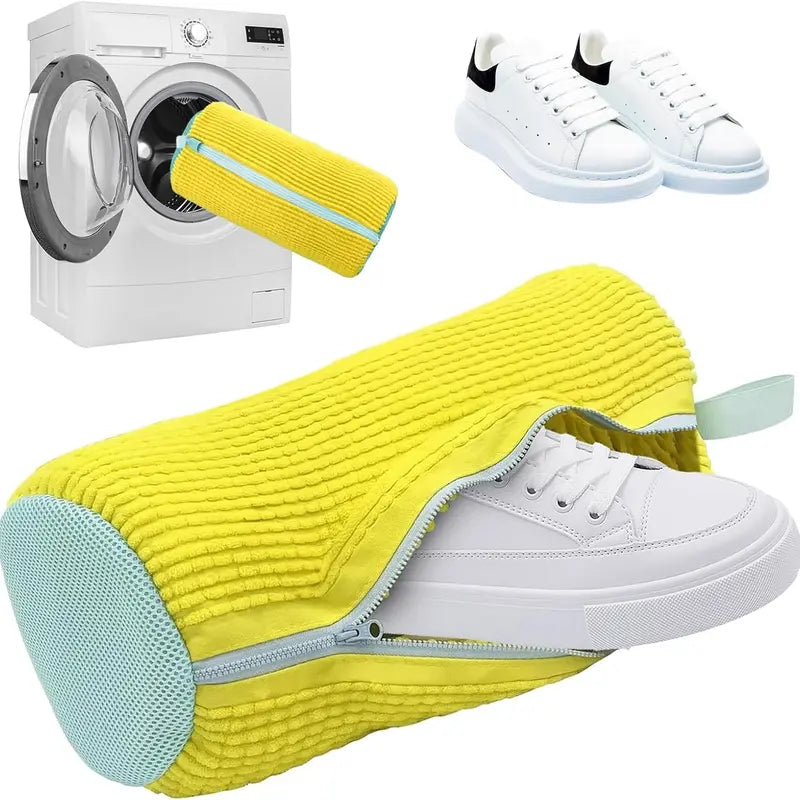 Hands-Free Shoe Washing Bag with Deep-Cleaning Chenille Microfiber | Buy 1 Get 1 Free