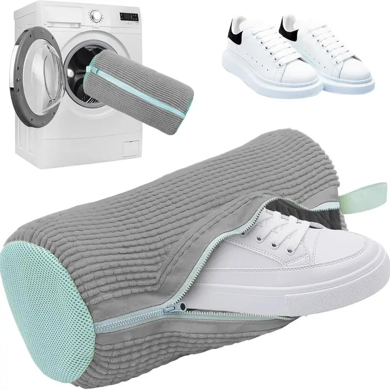 Hands-Free Shoe Washing Bag with Deep-Cleaning Chenille Microfiber | Buy 1 Get 1 Free