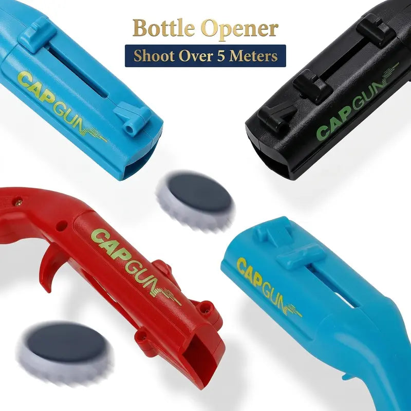 Cap Launcher Bottle Opener - Pop, Shoot & Boost Party Fun! | Buy 1 Get 1 Free