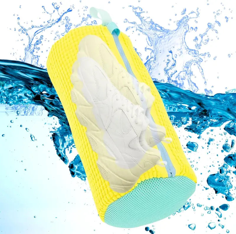 Hands-Free Shoe Washing Bag with Deep-Cleaning Chenille Microfiber | Buy 1 Get 1 Free