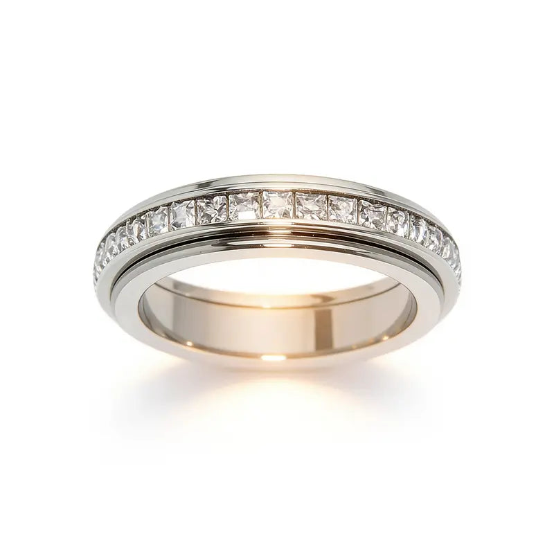 Sparkling Spinner Ring - Instant Anxiety Relief & Fidget Ring | Buy 1 Get 1 Free