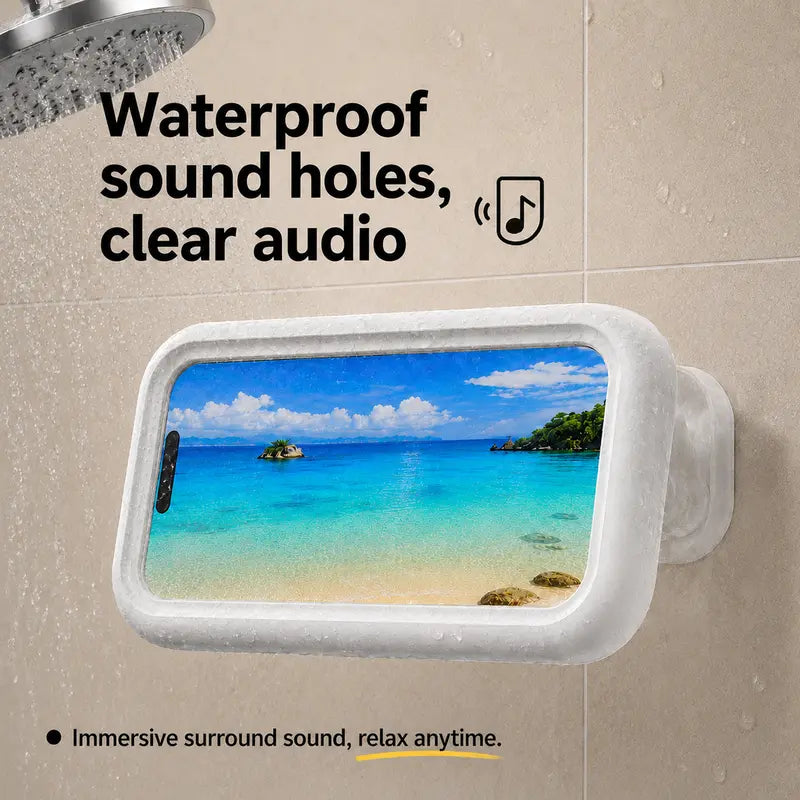 Rotating shower phone holder — original product photo 6