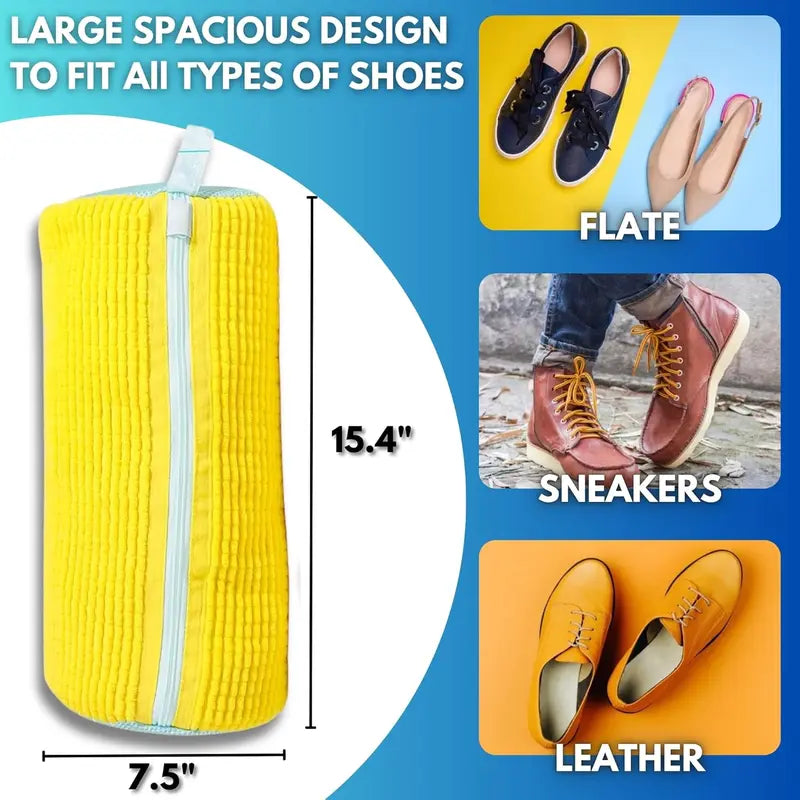 Hands-Free Shoe Washing Bag with Deep-Cleaning Chenille Microfiber | Buy 1 Get 1 Free