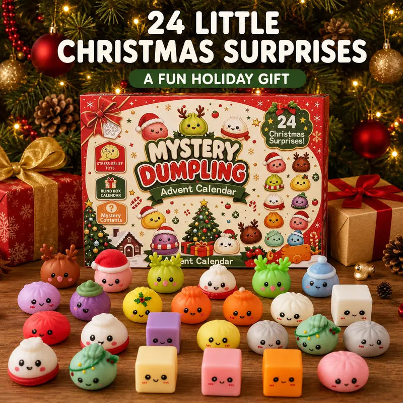 24 Days Christmas Mystery Dumpling Squishy Advent Calendar