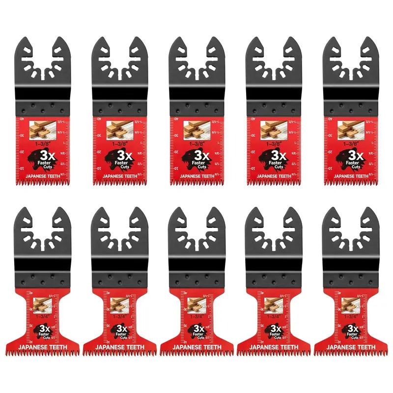 Ultra-Fast Japanese Tooth Oscillating Multitool Saw Blades for Wood & Plastic Cutting